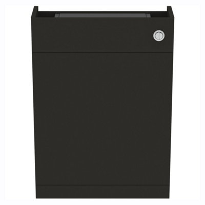 Ideal Standard I.life S Matt Carbon Grey Freestanding Slimline Toilet Cabinet (H)835mm X (W)600mm from B&Q
