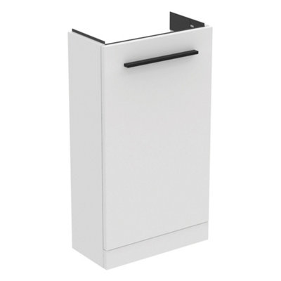 Ideal Standard I.life S Slimline Matt White Freestanding Bathroom Vanity Unit (H) 740mm (W) 410mm from B&Q