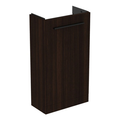 Ideal Standard I.life S Slimline Matt Coffee Oak Effect Freestanding Bathroom Vanity Unit (H) 740mm (W) 410mm from B&Q