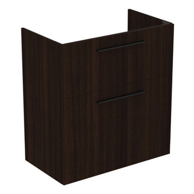 Ideal Standard I.life A Standard Matt Coffee Brown Oak Effect Freestanding Bathroom Vanity Unit (H) 853mm (W) 800mm from B&Q