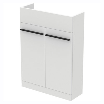 Ideal Standard I.life S Compact Matt White Double Bathroom Sink Cabinet (H) 835mm (W) 600mm (D) 21Cm from B&Q