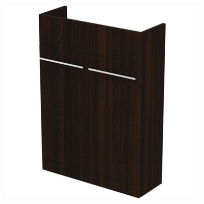 Ideal Standard I.life S Compact Matt Coffee Oak Double Bathroom Sink Cabinet (H) 835mm (W) 600mm (D) 21Cm from B&Q