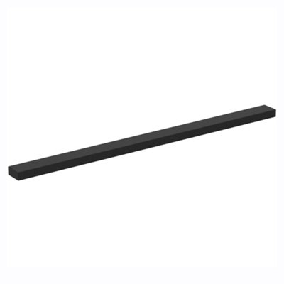 Ideal Standard I.life Matt Black Bathroom Oblong Pull Handle (L)34Cm (D)20mm from B&Q