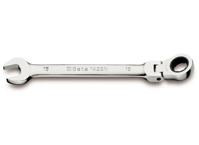 Beta 001420218 142 Sn18 18mm Swivel End Ratcheting Combination Spanner from B&Q