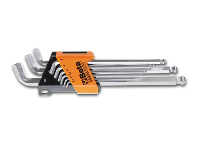 Beta 000961974 96 Bpa/sc9 Set Of 9 Ball End Offset Hexagon Keys 110Deg Ex-Short from B&Q