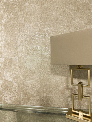 Belmont House Jax Aurum Gold Wallpaper from B&Q
