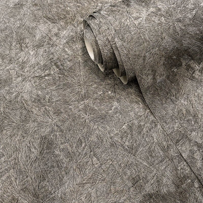 Belmont House Jax Sepia Brown Wallpaper from B&Q