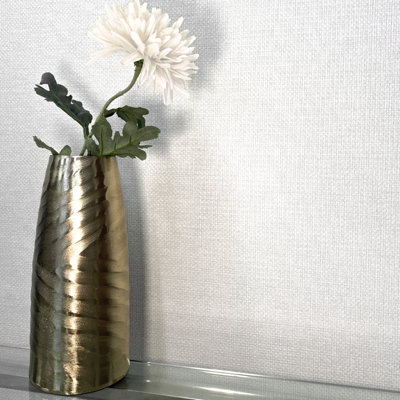 Belgravia Décor Palm Texture White from B&Q