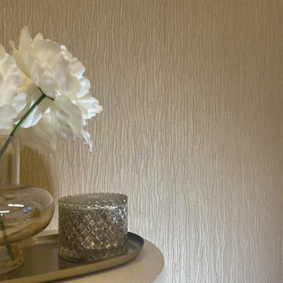 Belgravia Tiffany Bella Champagne Texture from B&Q