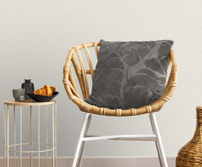 Belgravia Décor - Wallpaper - Small Weave - Grey - Small - Image 3