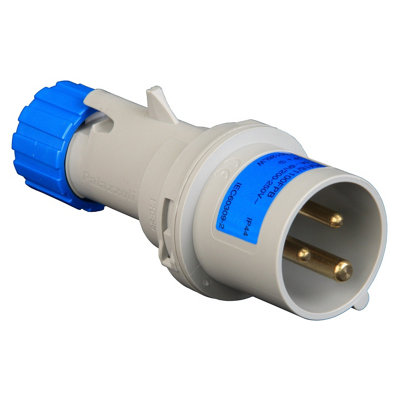 Lewden Pm16/1100Fpb 16A 2P+E 230V Plug Ip44 from B&Q