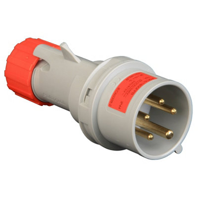 Lewden Pm16/1800Fpb 16A 3P+N+E 415V Plug Ip44 from B&Q