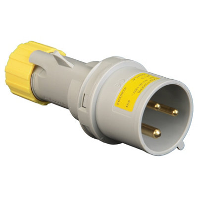 Lewden Pm32/1000Fpb 32A 2P+E 110V Plug Ip44 from B&Q