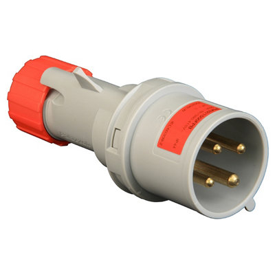 Lewden Multimax Straight Plug 415 V 32 A Pm32/1500Fpb from B&Q