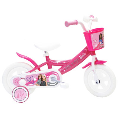 Denver Mattel Barbie 10" Children's Bicycle With Training Wheels from B&Q