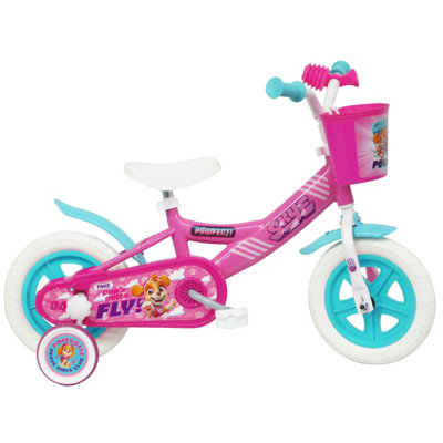 Denver Paramount Paw Patrol Skye Everest 10" Children's Bicycle With Training Wheels from B&Q