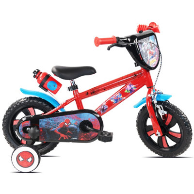 Denver Marvel Spider-Man 12" Children's Bicycle With Training Wheels from B&Q