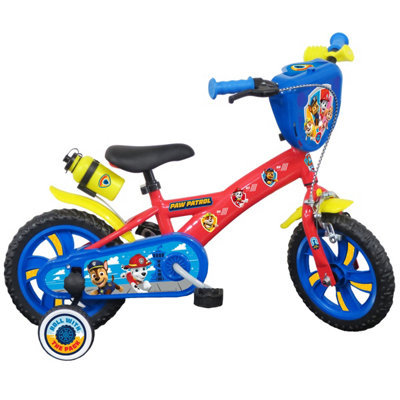 B&Q -  Paramount Paw Patrol 12" Children's Bicycle With Training Wheels