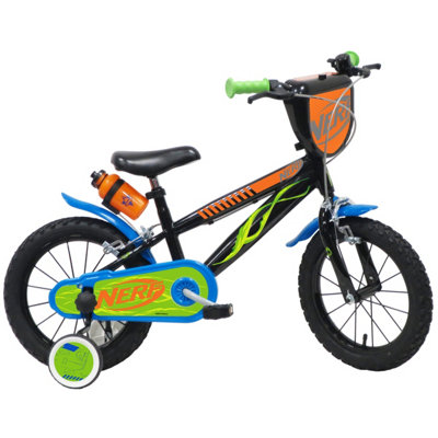 Denver Nerf 14" Children's Bicycle With Training Wheels from B&Q