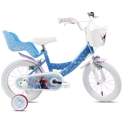 Denver Disney Frozen 14" Children's Bicycle With Training Wheels from B&Q