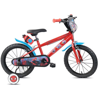 Denver Marvel Spider-Man 16" Children's Bicycle With Training Wheels from B&Q