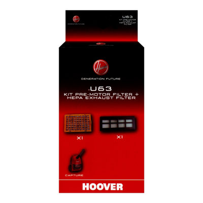 Reliapart Hoover 'u63' Type Capture Series Vacuum Cleaner Filter Kit (35601193) from B&Q