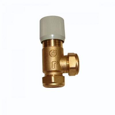 B&Q -  519002 Ecopass Differential Bypass Valve 22mm. 519002 Glw