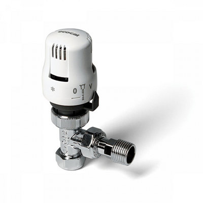  - Altecnic Ecocal 15mm Angled Thermostatic Radiator Valve