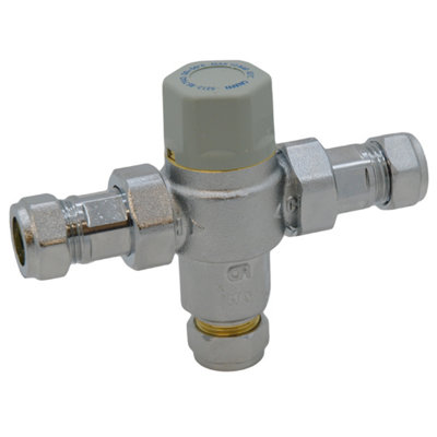 AltecnicCaleffi 22mm Thermostatic Mixing Valve Tmv2 Tmv3 Wras Ca-100824 from B&Q