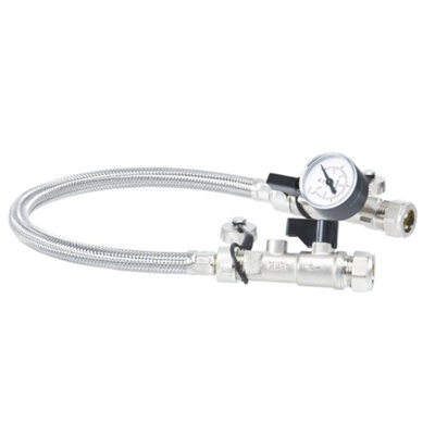  - Altecnic 15mm Filling Loop With Built-In Pressure Gauge