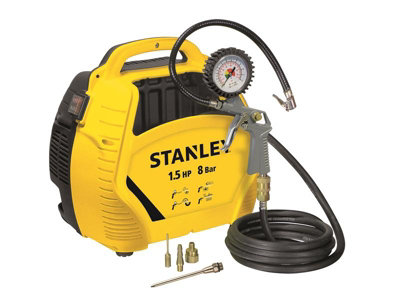 Stanley Air Compressors Air Kit Air Kit 1.5 Hp 8 Bar Sacak1 from B&Q
