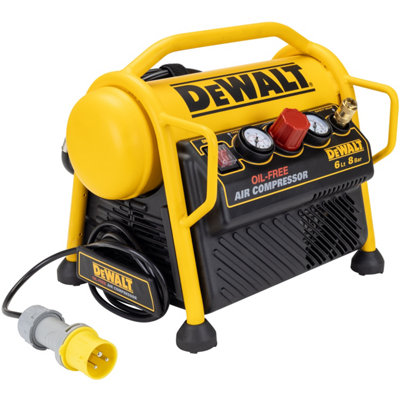 B&Q -  Dpc6Mrc-Lx 110V 6L 1.5Hp Oil-Free Portable Direct Drive Compressor