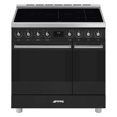 Smeg C92Ipmb2 900mm Electric Range Cooker Induction Hob from B&Q