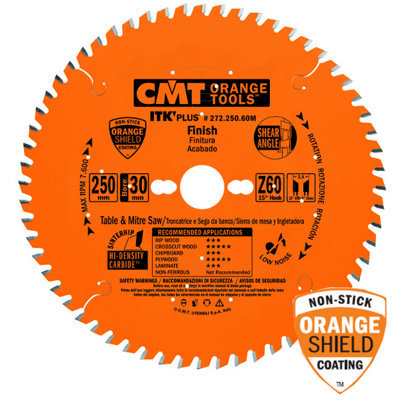 CMT Orange Tools Cmt Itk Finish Saw Blade 190X1.7X30(+20+16) 42T from B&Q