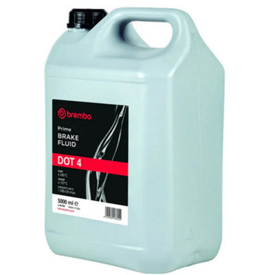 B&Q -  Prime Brake Fluid Dot 4 High Performance Anti-Corrosion Fluid 5 Litre
