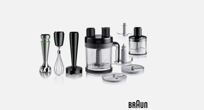 Braun MultiQuick 9 MQ9187XLI Hand Blender - 1200W - 0.6L Bowl - Black - Image 8