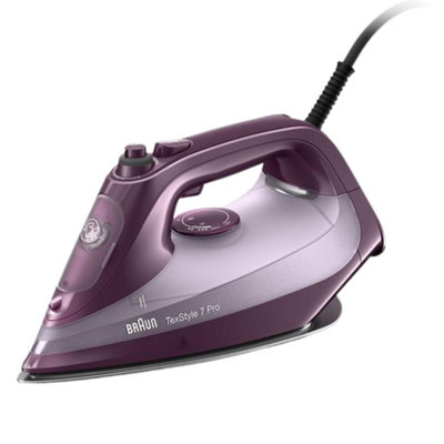 Braun Texstyle 7 Si7181Vi Steam Iron 3100 W Purple from B&Q