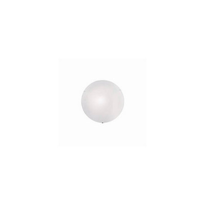 Ideal Lux Simply 1 Light Indoor Small Flush Light WhiteE27 from B&Q