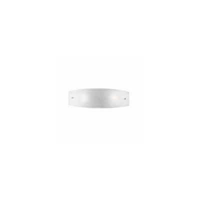 Ideal Lux Ali  2 Light Indoor Small Flush Light WhiteE27 from B&Q