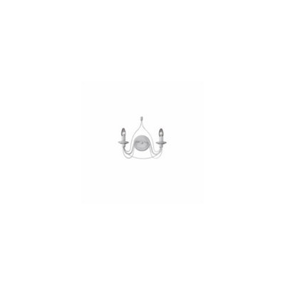 Ideal Lux Corte  2 Light Indoor Candle Wall Light Antique WhiteE14 from B&Q
