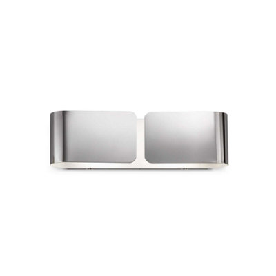 B&Q -  Luminosa Clip 2 Light Indoor Large Wall Light ChromeE27