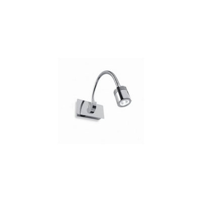Ideal Lux Dynamo Led 1 Light Indoor Adjustable Wall Light Reading Lamp Chrome from B&Q