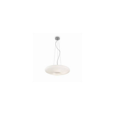 Ideal Lux Smarties Bianco  3 Light  Medium Ceiling Pendant WhiteE27