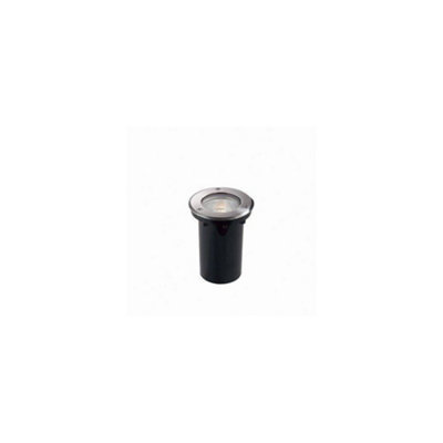 Ideal Lux Park 1 Light Medium Round Recessed Spotlight Steel Ip65E27 from B&Q