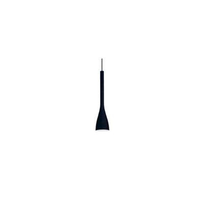 Ideal Lux Flut 1 Light Small Ceiling Pendant BlackE14