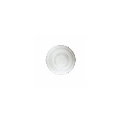 Ideal Lux Celine 3 Light Medium Ceiling Flush Light White, E27 B&Q