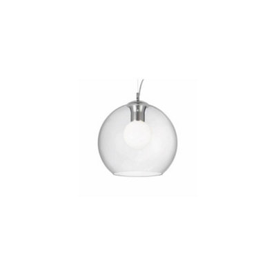 Ideal Lux Nemo Medium Globe Ceiling Pendant ClearE27 from B&Q