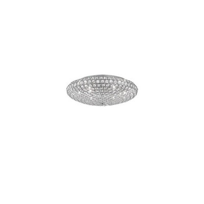 Ideal Lux King 9 Light Indoor Large Flush Light Chrome, G9 B&Q