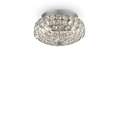 King  3 Light Indoor Small Flush Light Chrome, G9 - Image 3