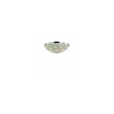 Ideal Lux King  5 Light Indoor Medium Flush Light ChromeG9 from B&Q